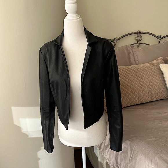 BLANKNYC Truth or Dare Vegan Leather Blazer - Picture 14 of 16